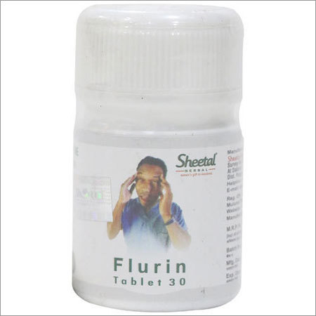Flurin Tablets - 30 Count Bottle | Natural Ingredients For Headache Relief, Stress And Tension Reduction