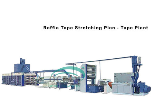 Automatic Raffia Tape Stretching Tape Plant