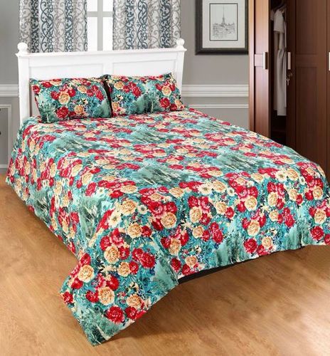 VIPL पॉलिएस्टर डबल बेड शीट