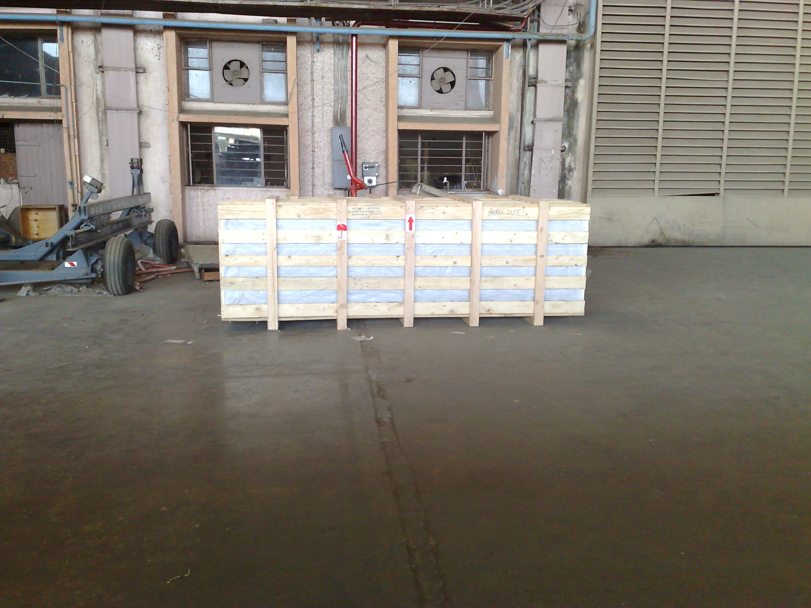 Brown Pinewood Shipping Pallet