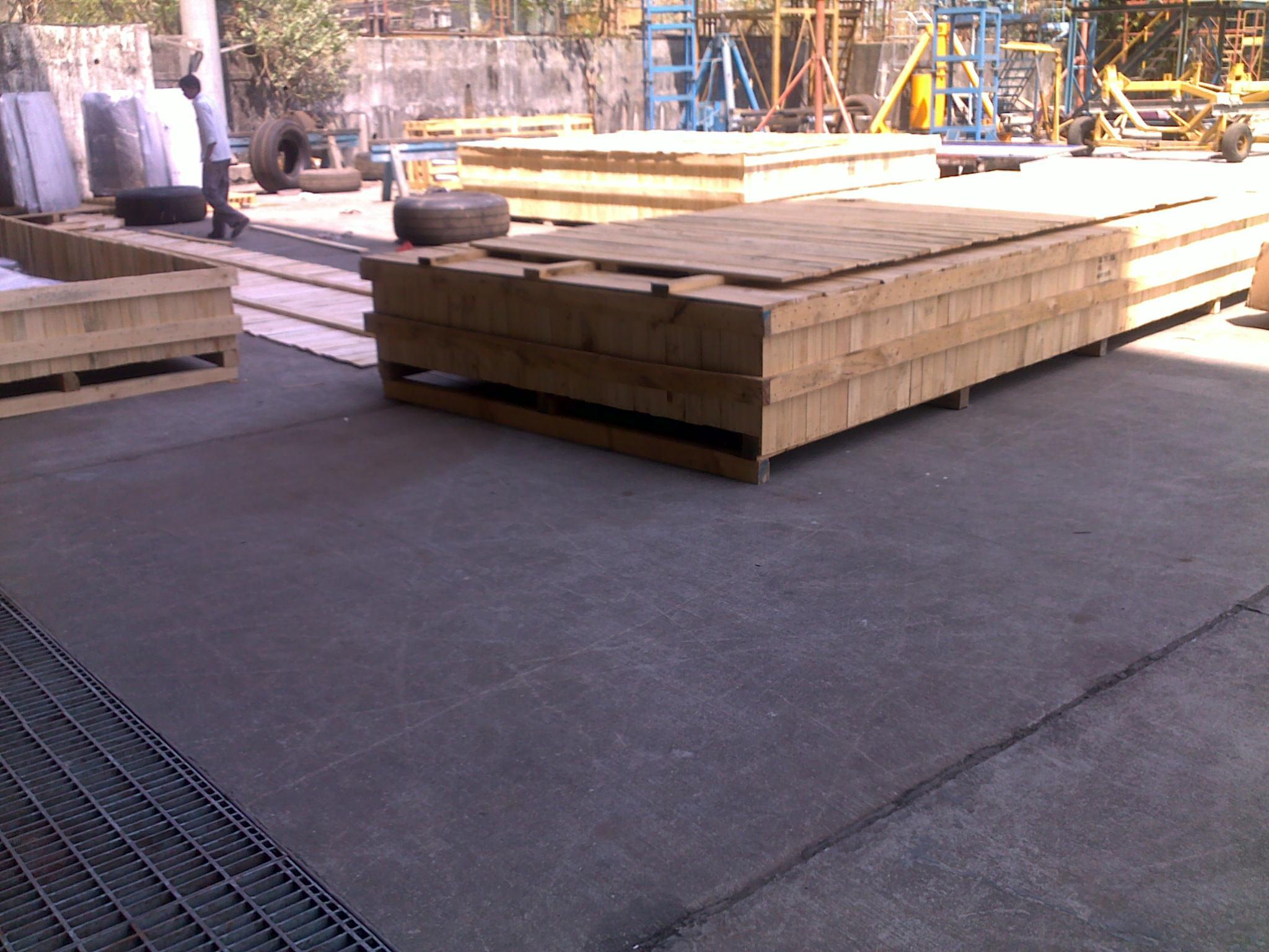 Brown Pinewood Shipping Pallet