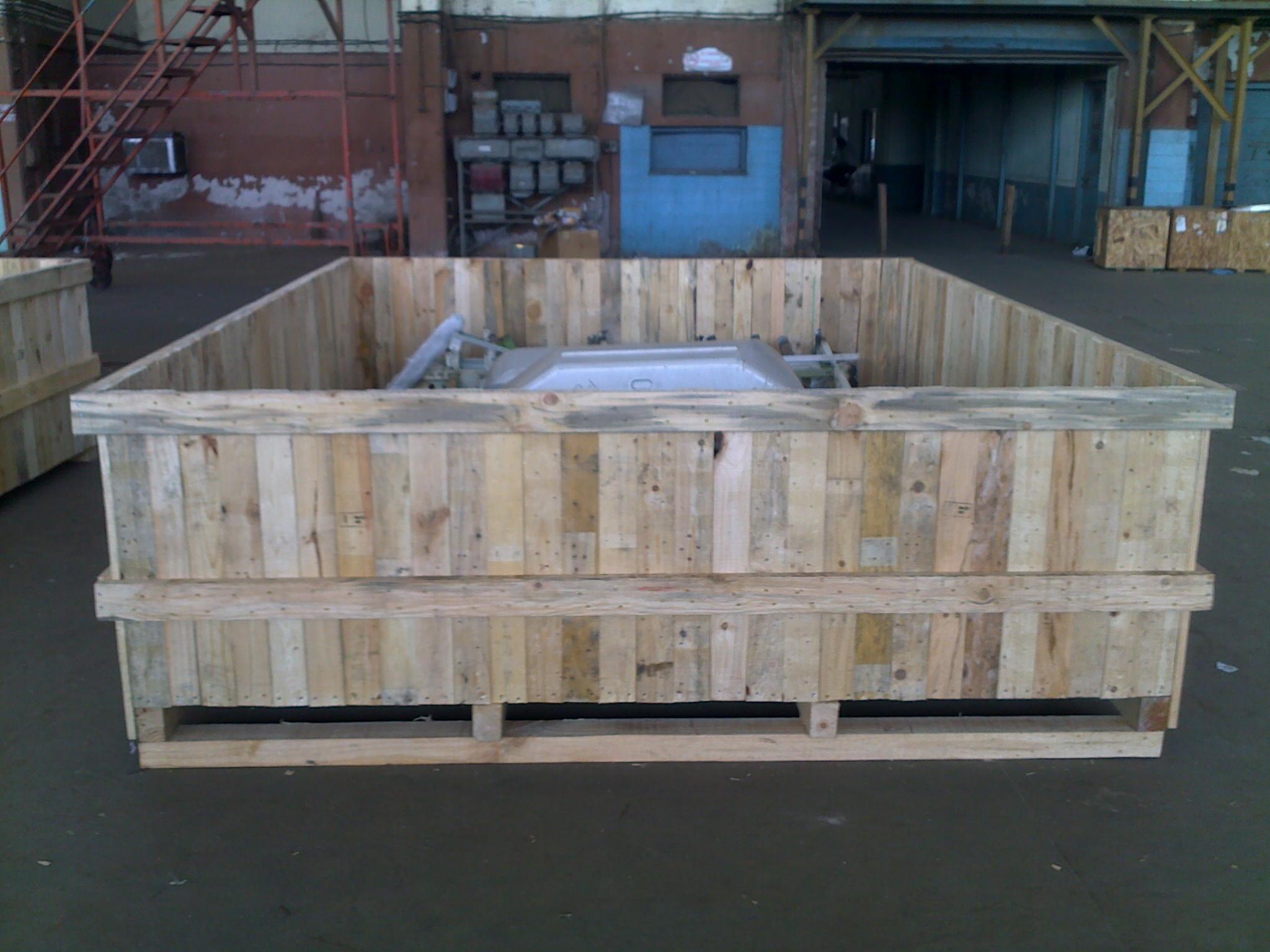Brown Pinewood Shipping Pallet