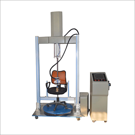 Chair Seat Rotating Testing Machine - Color: White