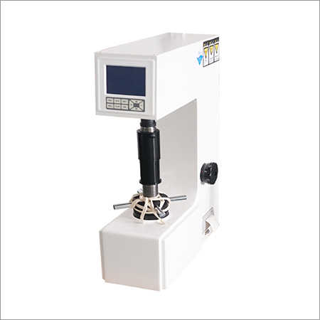 Rockwell Hardness Testing Machine - Stainless Steel Build, 180x270x560mm Dimensions, White Color | Accurate and Simple Testing, Dial Direct Reading HRA/HRC/HRB