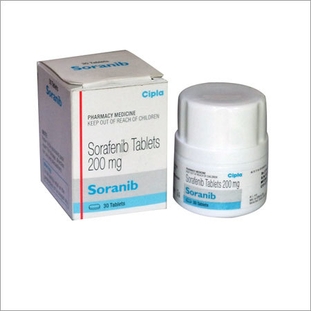 200 Mg Sorafenib टैबलेट्स