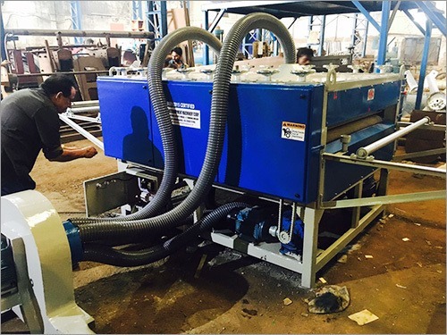 Brush Sanding Machine - Color: Blue And Green