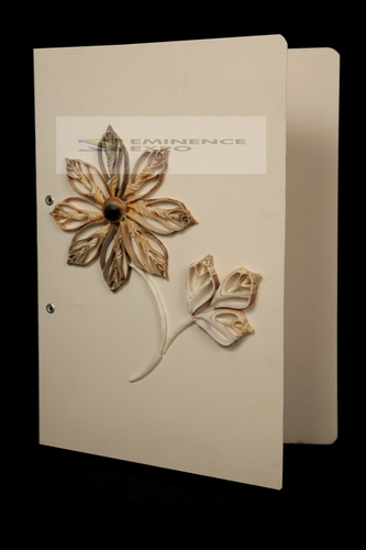 Handicraft Seashell Decorative Folder