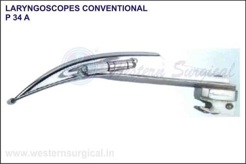 Laryngoscopes Conventional(Chhota Flange Macintosh Blades) - Application: Hospital