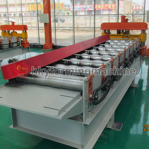 रंग स्टील नालीदार छत शीट रोल बनाने की मशीन