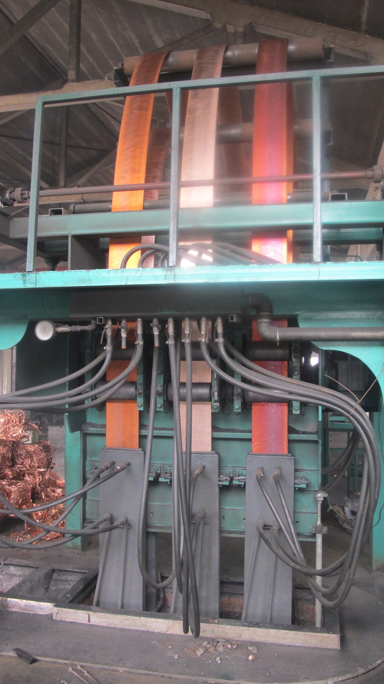 Upcasting Machine For Copper Strip