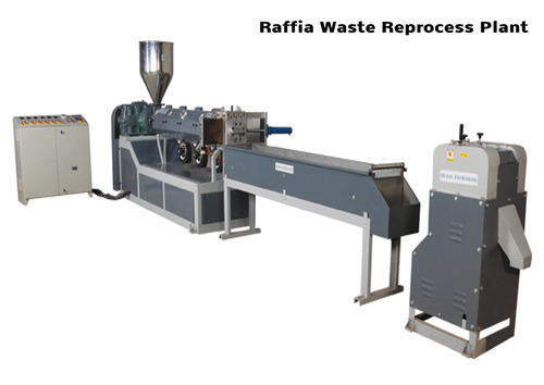 Plastic Recycling Extruder - Suitable for PP, PET, LDPE, HDPE | Automatic, PLC Control, White & Blue Color, Granulating Production Line, Compatible with Heavy Contamination Waste