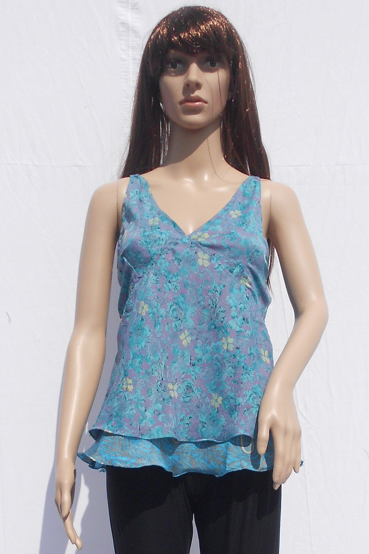 Silk Summer Tops - 100% Vintage Silk, S/m/l/xl Sizes | Elegant Color Combinations, Trendy Patterns, Breathable Comfort