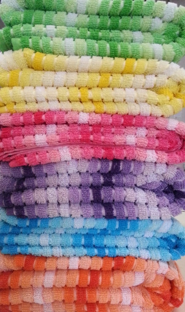 Cabana Towels - 100% Cotton, Various Sizes From 50x90 Cms To 100x180 Cms | Soft Velour And Terry Finish, Trendy Stripe Patterns, Highly Absorbent For Beach, Home, And Hotel Use