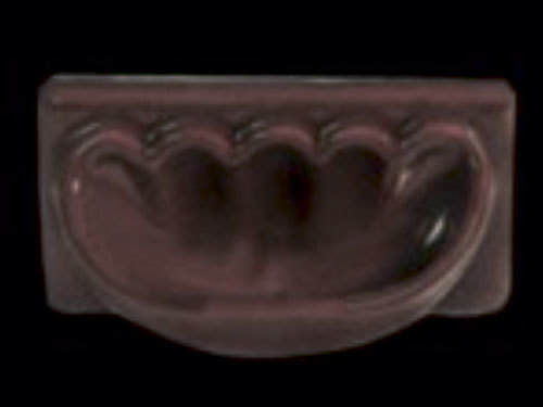 Ceramic Soap Dish - Ceramic, Standard Size, Brown | Durable, Easy to Clean, Wall-Mounted, Glossy Glazed Surface, Lightweight, Solid Structure