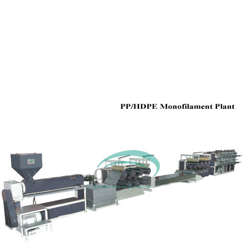HDPE Monofilament Plant - 28:1 Screw L/D Ratio, 400 Line Max Production Capacity | Automatic, PLC Controlled, White & Blue Electric Drive System