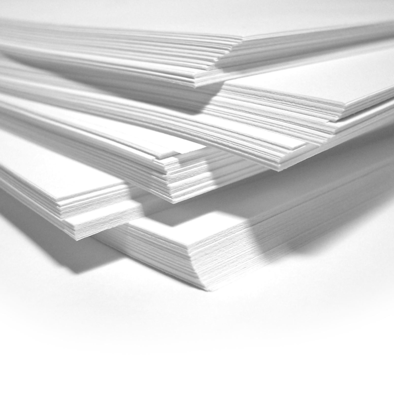 Gum Sheets - Paper, Various Sizes, White | Adhesive Sticker Design Printing For Tags, Stickers, Posters
