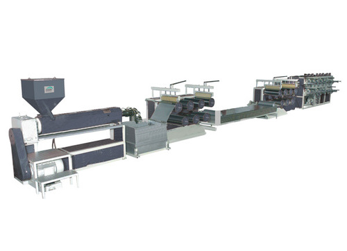 HDPE Monofilament Plant - 28:1 L/D Ratio, Smooth Feed, 400 Lines, 150 Max Production Capacity | Automatic Control System, Electric Drive, Computerized Operation, White & Blue Design