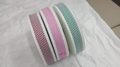 Customized Multi Coloured Mattress Tape - Polyester 25mm x 50m, Pink, 1mm Thick | Durable, Strong Grip, Easy to Use