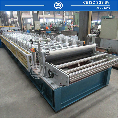 Metrocopo Tile Forming Machine - No.45 Steel With Chrome Plated Rollers, 10000x1800x1500mm Size, 5.5kw Motor | Automated Mitsubishi Plc Control, Iso9001 Quality Assurance, One Year Guarantee