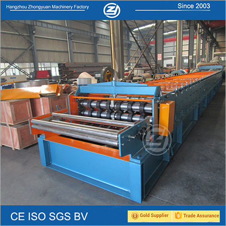 Decking Machine - 16m X 1.8m X 1.6m , High Efficiency, 12m/min Forming Speed, Hydraulic Cutting System, 22kw Electric Power, Automatic Plc Control