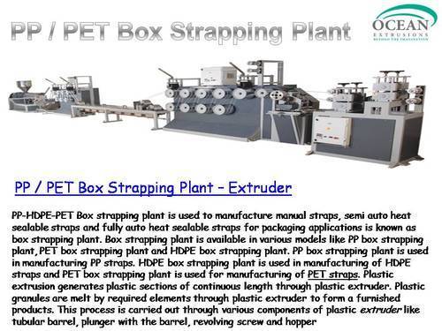 Automatic Pet Strap Making Machine