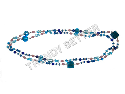 गिलास बीडेड नेकलेस