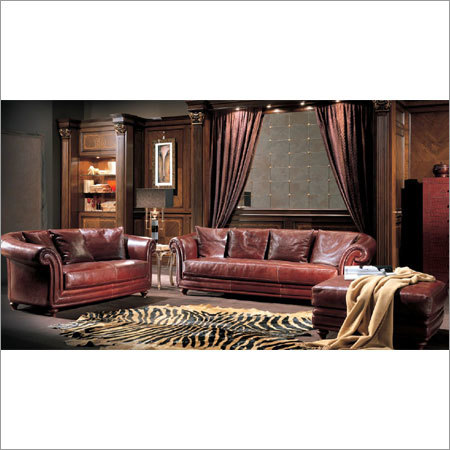 डिज़ाइनर लेदर सोफा
