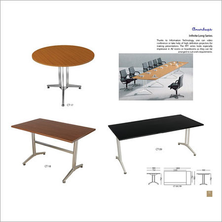 Conference Table - Wooden, 9 Seater, Rectangular Shape | Ergonomic Design, Polished Finish, Durable Lightweight, Termite Resistant