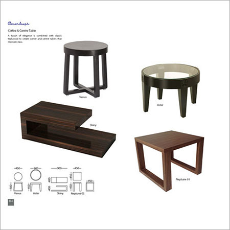 कॉफी एंड सेंटर टेबल वीनस एस्टर शाइनी नेपच्यून 01