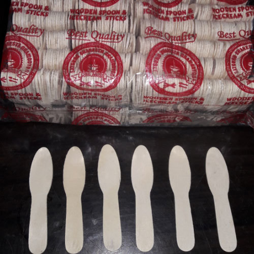 लकड़ी का चम्मच आइसक्रीम छड़ी