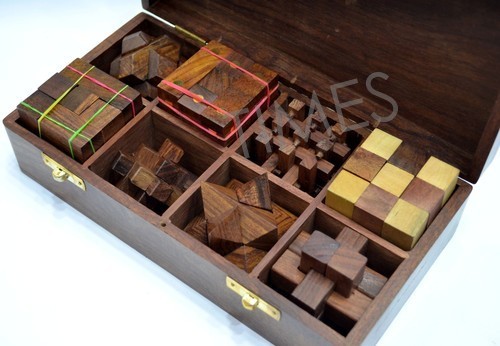 Wooden Puzzle Set Of 8