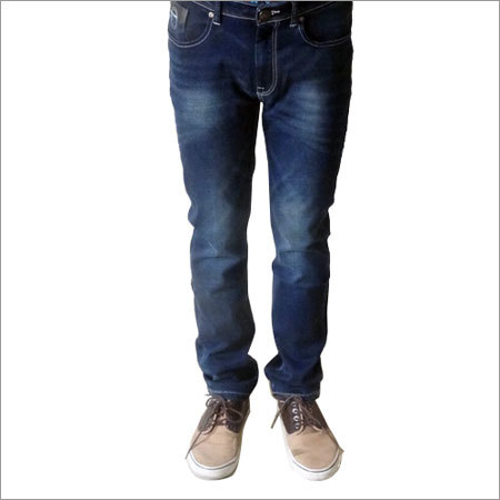 पुरुषों की डेनिम स्लिम फिट पतलून