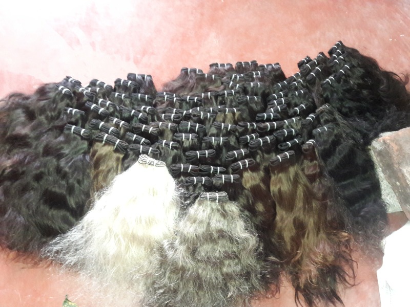 Black Weft Hair