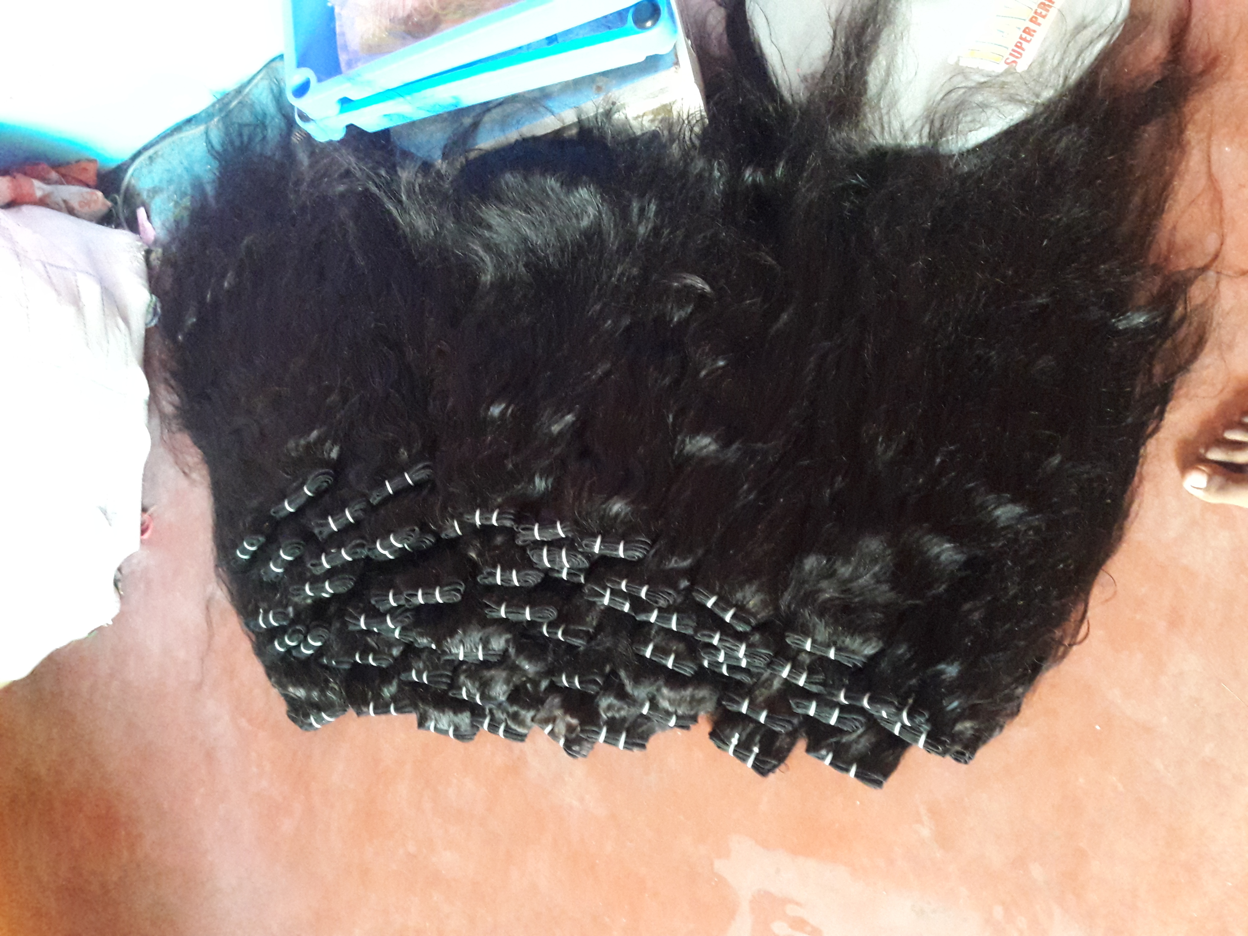 Black Weft Hair