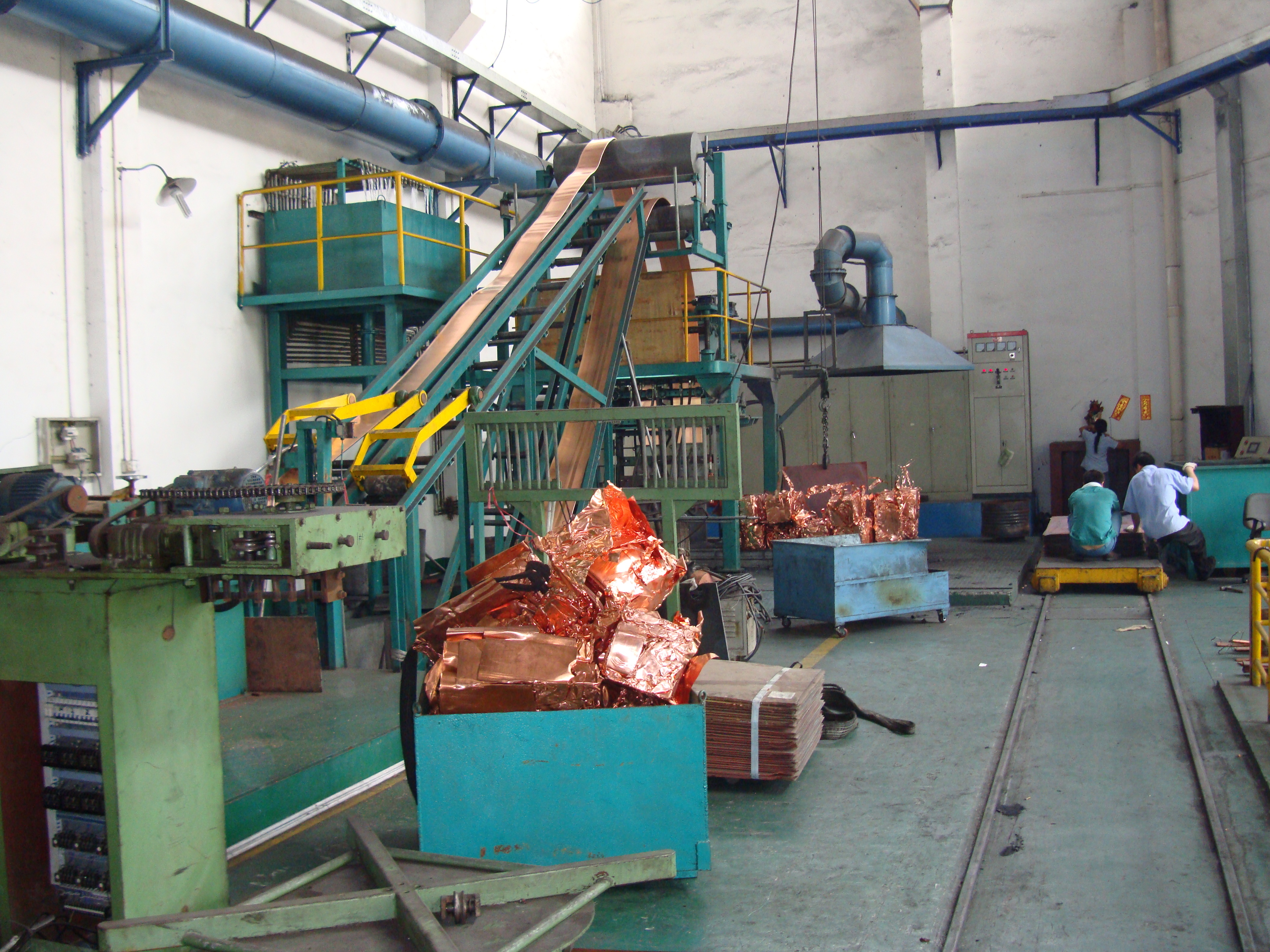 Upward Continuous Casting Machine For Copper Strip