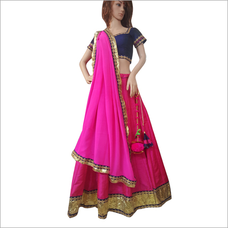 Asi Kali Lehenga Decoration Material: Lace