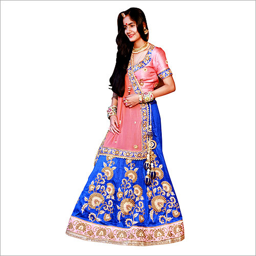 Wedding Lehenga Decoration Material: Lace