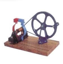 Stailness Steel And Wood Electric Dynamo,Ac/Dc