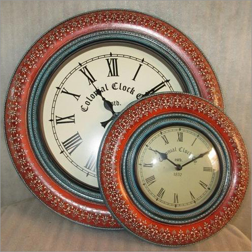 Designer Wooden Wall Hanging Clock