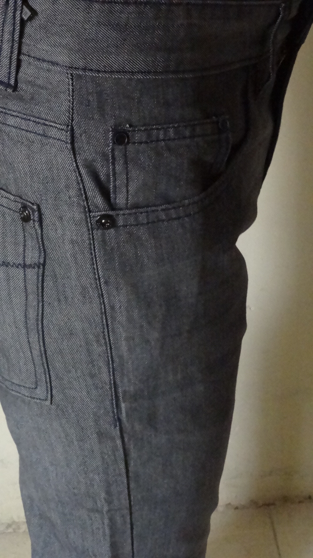 Men's Denim Slim Fit Pant - Cotton Denim, Light Blue | No Fade, Washable, Modern Style