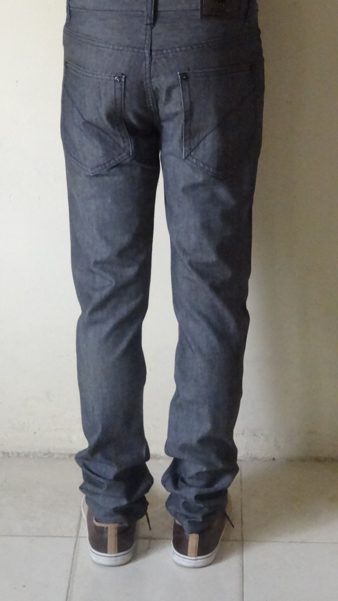 Men's Denim Slim Fit Pant - Cotton Denim, Light Blue | No Fade, Washable, Modern Style