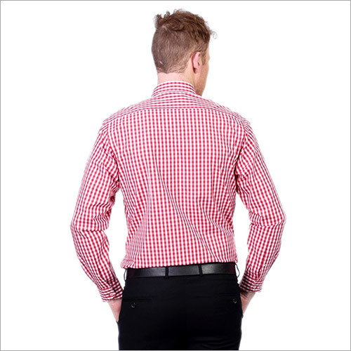 Red Casuals Regular Fit Shirts
