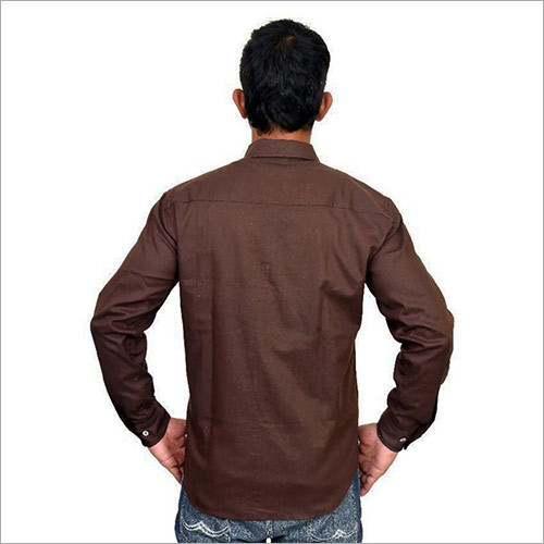 Brown Casuals Slim Fit Shirt