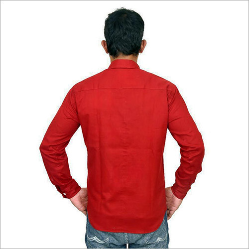 Red Casuals Slim Fit Shirt