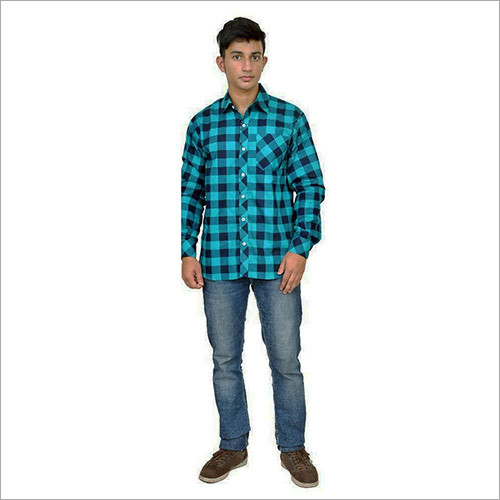 Blue Casuals Slim Fit Shirt