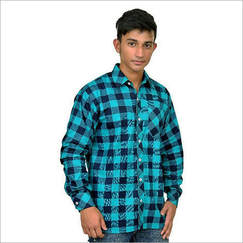 Blue Casuals Slim Fit Shirt