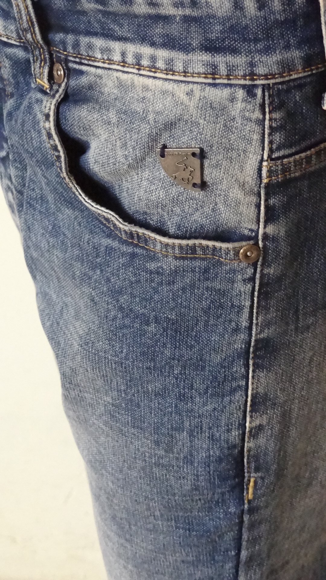 Light Blue Mens Denim Slim Fit Pant