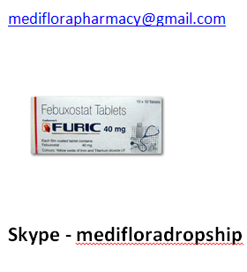 Furic Tablet - Febuxostat 40mg , Reduces High Uric Acid Levels, Suitable for All Ages, Store in Cool Place