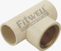 व्हाइट सीपीवीसी ब्रास टी