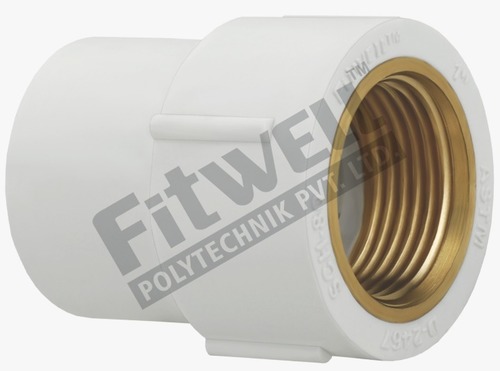 White Upvc Brass Fta